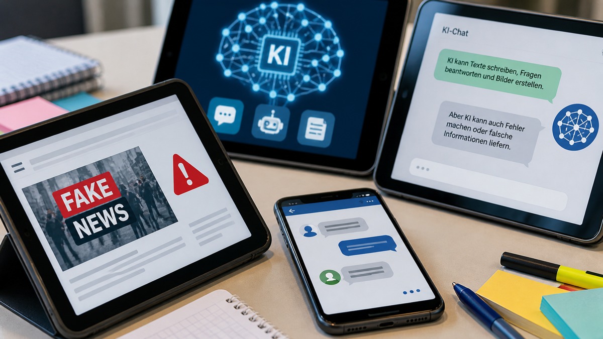 Medientraining Fakes, KI und Demokratie – ab Klasse 5