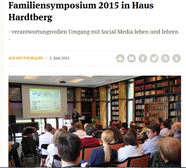 Familiensymposium 2015 in Haus Hardtberg Johannes Wentzel