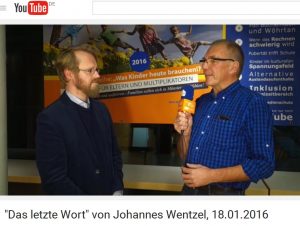 Votrag mit Johannes Wentzel