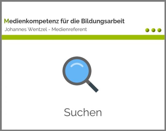 Suchen-Johannes Wentzel-Medienkompetenz für die Bildungsarbeit